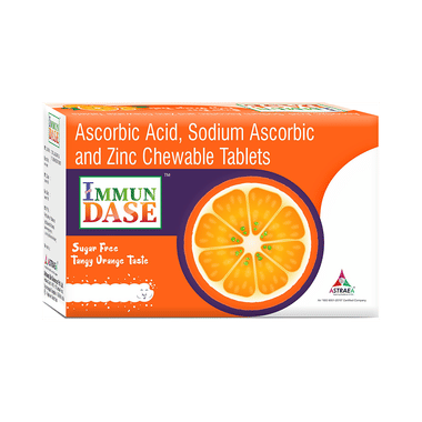 Immun Dase Chewable Tablet Tangy Orange Sugar Free