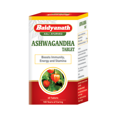 Baidyanath (Nagpur) Ashwagandha Tablet |  For Immunity, Energy & Stamina