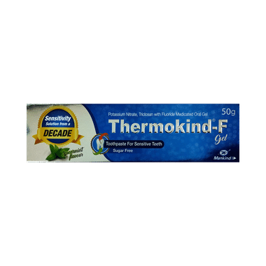 Thermokind -F Dental Gel with Fluoride | For Sensitive Teeth | Sugar Free