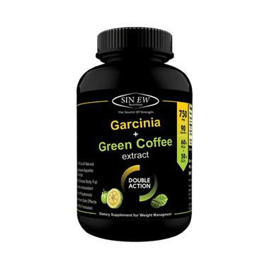 Sinew Nutrition Weight Management Combo 750mg (Garcinia Cambogia And Green Coffee Bean Extract)
