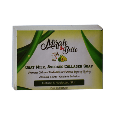 Mirah Belle Goat Milk, Avocado Collagen Soap