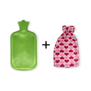 Sahyog Wellness Green Hot Water Bottle/Bag With Cover-Cover Color May Vary
