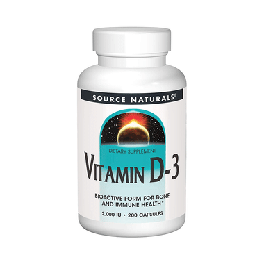 Source Naturals Vitamin D3 2000IU Capsule