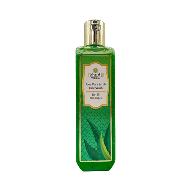 Khadi Veda Aloe Vera Scrub Face Wash