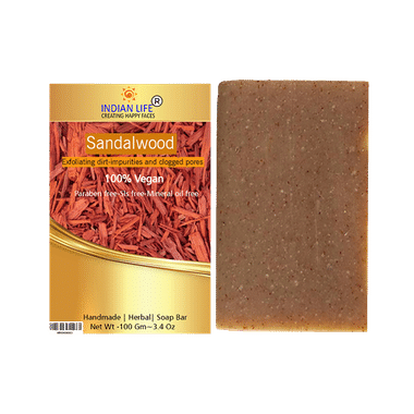Indian Life Sandalwood Soap Bar