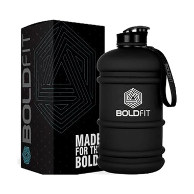 Boldfit Gym Gallon Water Jug Bottle XL Matt Black