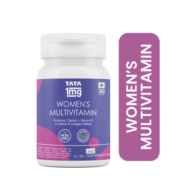 Tata 1mg Women's Multivitamin, Zinc, Vitamin C, Calcium, Vitamin D, and Iron  Immunity Booster Tablet