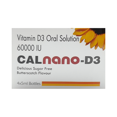 Calnano-D3 Oral Solution Butterscotch Sugar Free