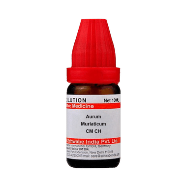 Dr Willmar Schwabe India Aurum Muriaticum Dilution CM CH