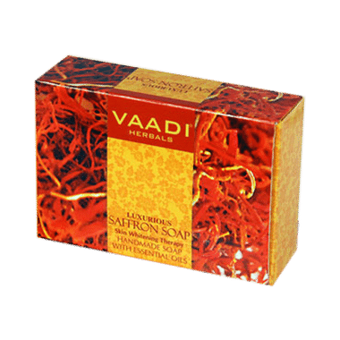 Vaadi Herbals Super Value Pack Of Luxurious Saffron Soap - Skin Whitening Therapy (75gm Each)