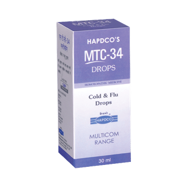Hapdco MTC-34 Cold & Flu Drop