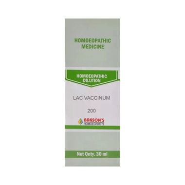 Bakson's Homeopathy Lac Vaccinum Dilution 200