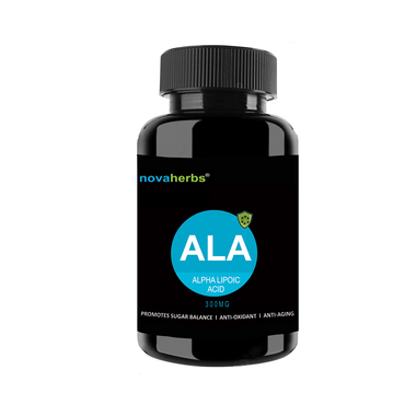 Novaherbs ALA Alpha Lipoic Acid 300mg Veg Capsule