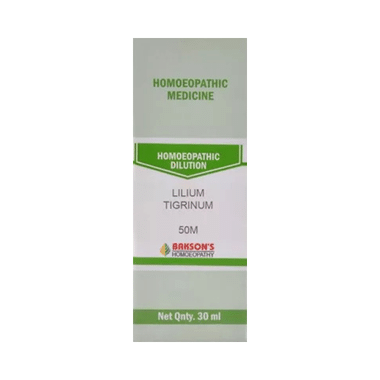 Bakson's Homeopathy Lilium Tigrinum Dilution 50M