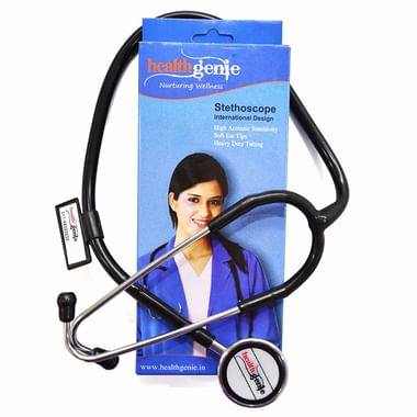 Healthgenie HG-203B Doctor Dual Stethoscope Black