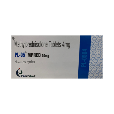 <span style='color:#626A7A'>PL 05 Mpred 04mg Tablet</span>