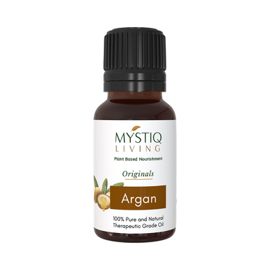 Mystiq Living Argan Oil For Hair, Face And Skin | Cold Pressed, 100% Pure And Natural