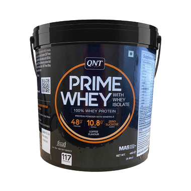 QNT Prime Whey Isolate Powder Coffee