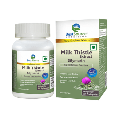 BestSource Nutrition Milk Thistle Extract Silymarin Capsule