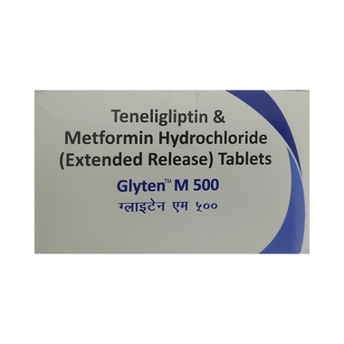 Glyten M 500mg/20mg Tablet ER