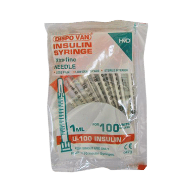 Dispovan U-100 Insulin Syringe Unitpack