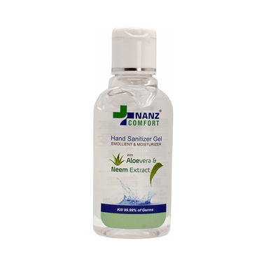 Nanz Comfort Hand Sanitizer Gel With Aloe Vera & Neem Extract