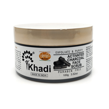 Khadi India Activated Charcoal Face Scrub
