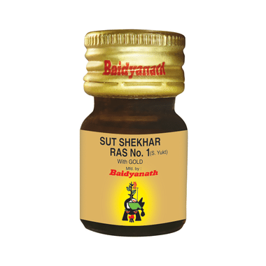 Baidyanath Sutshekhar Ras With Gold (Sw.Yu.) | For Digestive Care & Acidity Relief