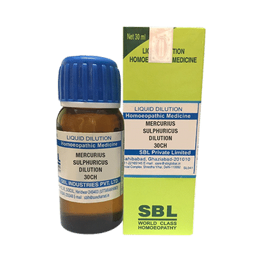 SBL Mercurius Sulphuricus Dilution 30 CH