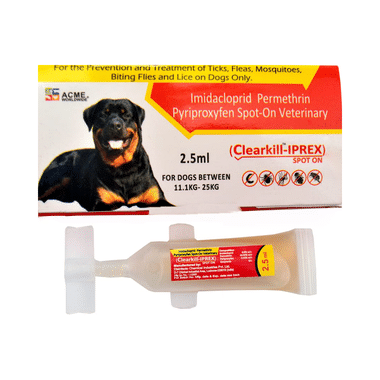 Clearkill-Iprex Spot On For Dogs 11.1-25kg