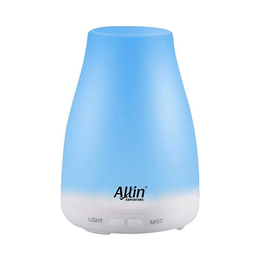 Allin Exporters ABS Aromatherapy Diffuser & Ultrasonic Humidifier (100ml Tank) White