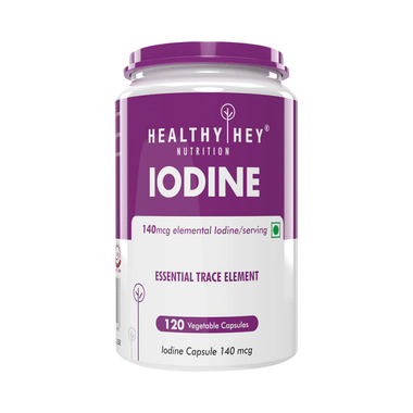 HealthyHey Nutrition Iodine 140mcg Vegetable Capsule