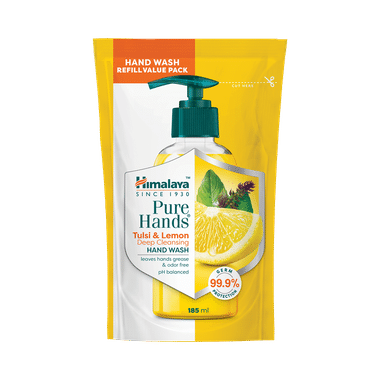 Himalaya Personal Care Tulsi & Lemon Deep Cleansing Pure Hands Hand Wash Refill Pack