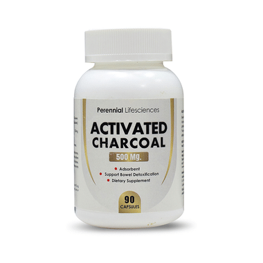Perennial Lifesciences Activated Charcoal 500mg Capsule