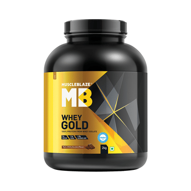 MuscleBlaze Whey Gold Whey Protein Isolate Only Powder Rich Milk Chocolate