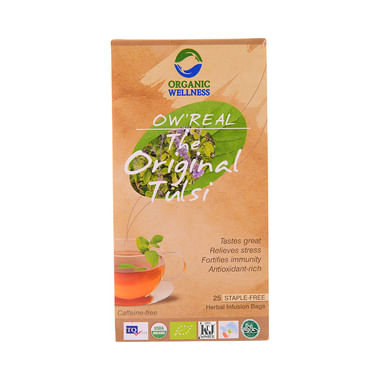 Organic Wellness OW' Real Tulsi Herbal Infusion Bags The Original