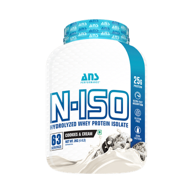 ANS Performance N-Iso Hydrolyzed Whey Protein Isolate Powder Cookies & Cream