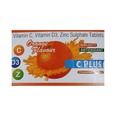 <span style='color:#626A7A'>C Plus Chewable Tablet Orange</span>