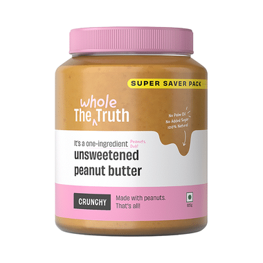 The Whole Truth Unsweetened Peanut Butter Crunchy Super Saver Pack