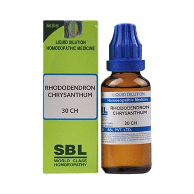 SBL Rhododendron Chrysanthum Dilution 30 CH