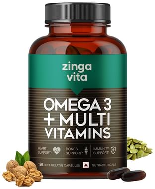 Zingavita Omega 3 + Multivitamins Soft Gelatin Capsule