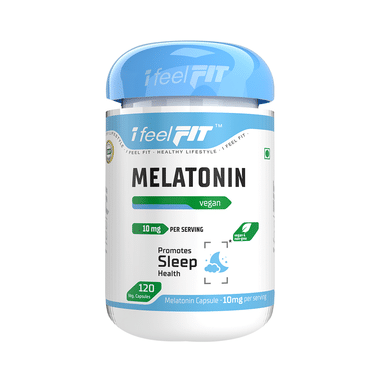IFeelFIT Melatonin 10mg | Veg Capsule For Sleep Support