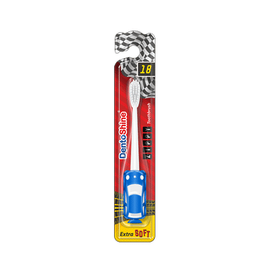 DentoShine Blue Extra Soft Zippy Toothbrush For Kids