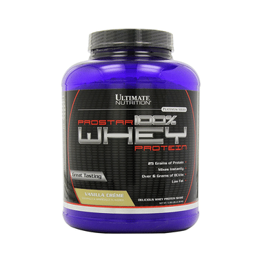Ultimate Nutrition Prostar 100% Whey Protein For Muscle Recovery | Flavour Vanilla Creme Powder