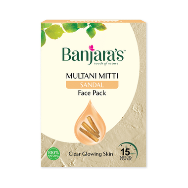 Banjara's Multani Mitti Face Pack Powder Sandal