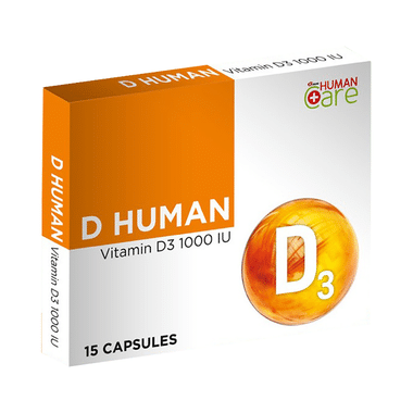 D Human Vitamin D3 1000 IU Capsule