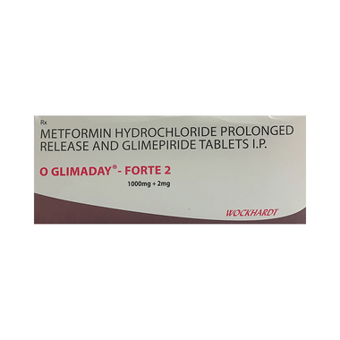 <span style='color:#626A7A'>O Glimaday-Forte 2 Tablet PR</span>