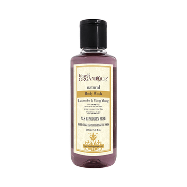 Khadi Organique Natural Body Wash Lavender And Ylang Ylang SLS Paraben Free