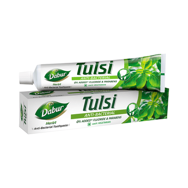Dabur Tulsi Anti-Bacterial Herb'l Toothpaste (200gm Each)