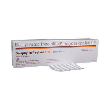 Deriphyllin Retard 150  Tablet PR